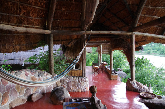 Mwagusi Camp - our suite had its own hammock.