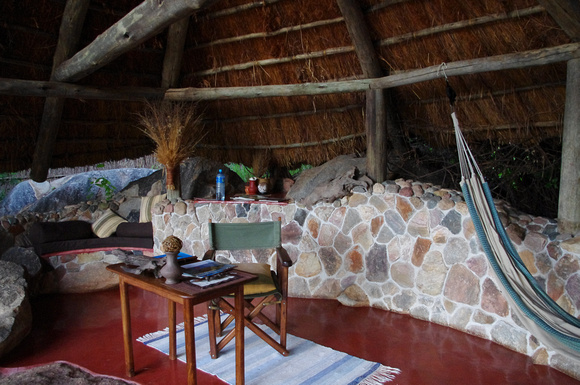 Mwagusi Camp - our suite had a nice desk.